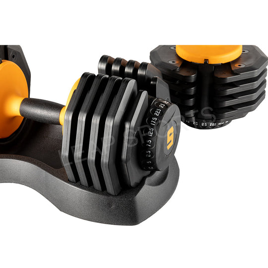 Haltères réglables 10 niveaux 2,5 - 25 kg (5,5 - 55 lb)