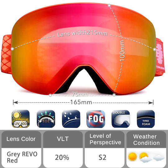Lunettes de ski Snowledge HB-197A
