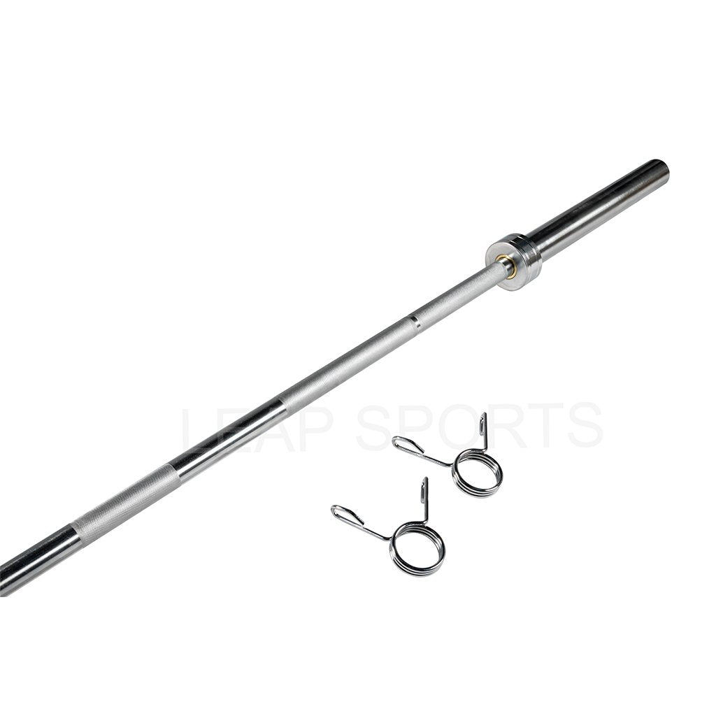 Barre olympique avec finition chrome dur – 2,13 m, 453 kg