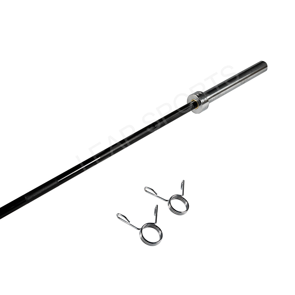 Barre Olympique Noire en Zinc - 2,13 m, 680 kg