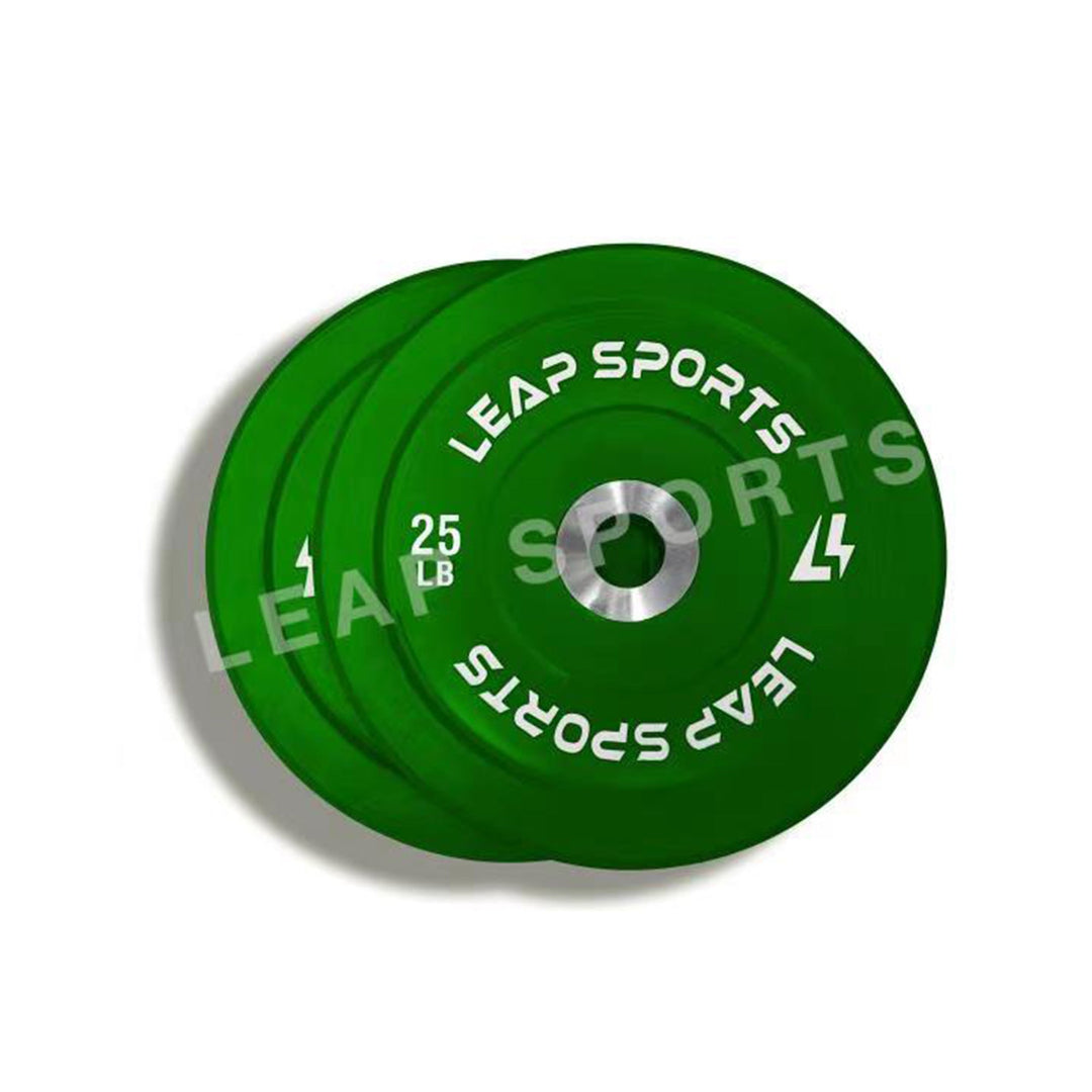 LEAP SPORTS Combo disques bumper couleur (260 LB)