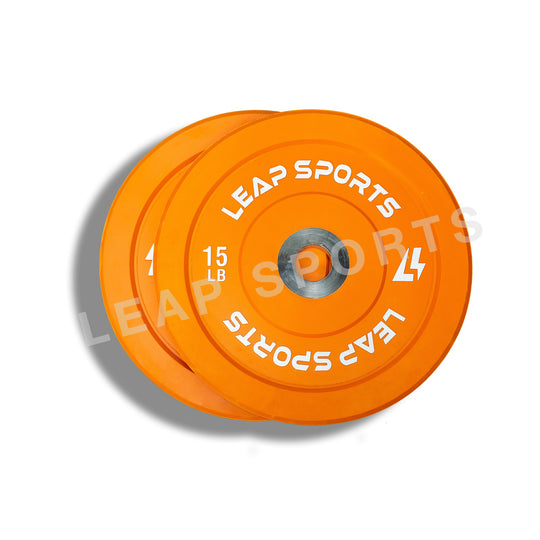 LEAP SPORTS Combo disques bumper couleur (260 LB)