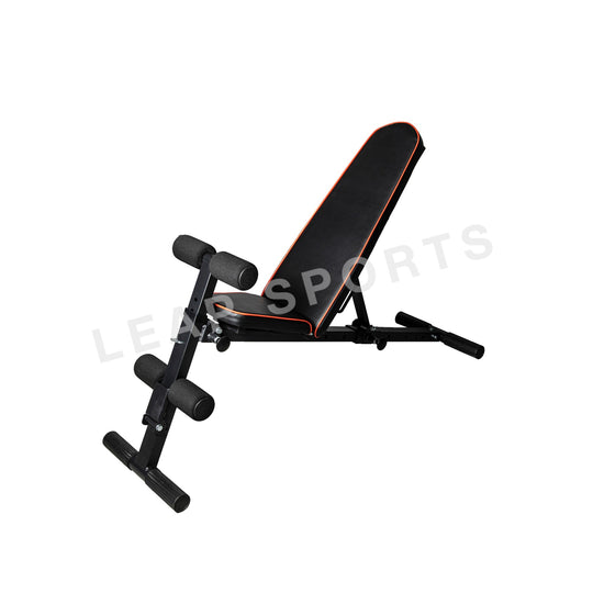Banc de musculation pliable noir