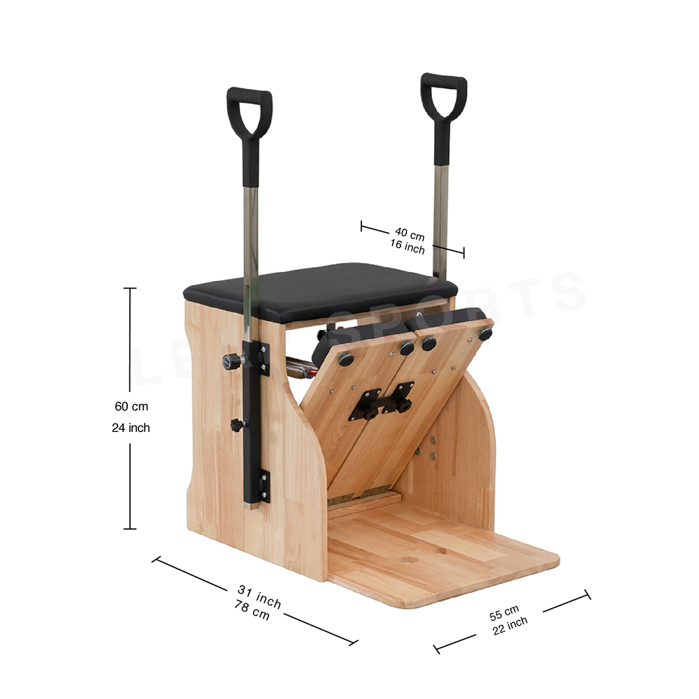Chaise de stabilité avec pédalier séparé Pilates LEAP SPORTS