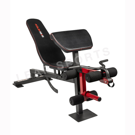 Banc de musculation multifonction réglable (plat, incliné, décliné)