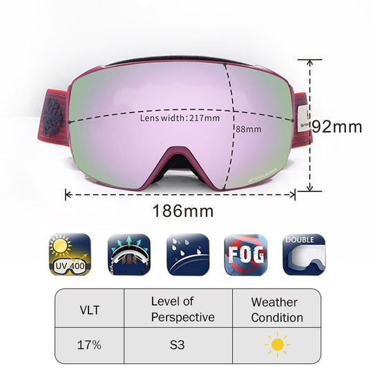 Masque de ski Snowledge HB-10A