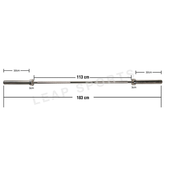 Barre olympique - 1,8 m, 317,5 kg