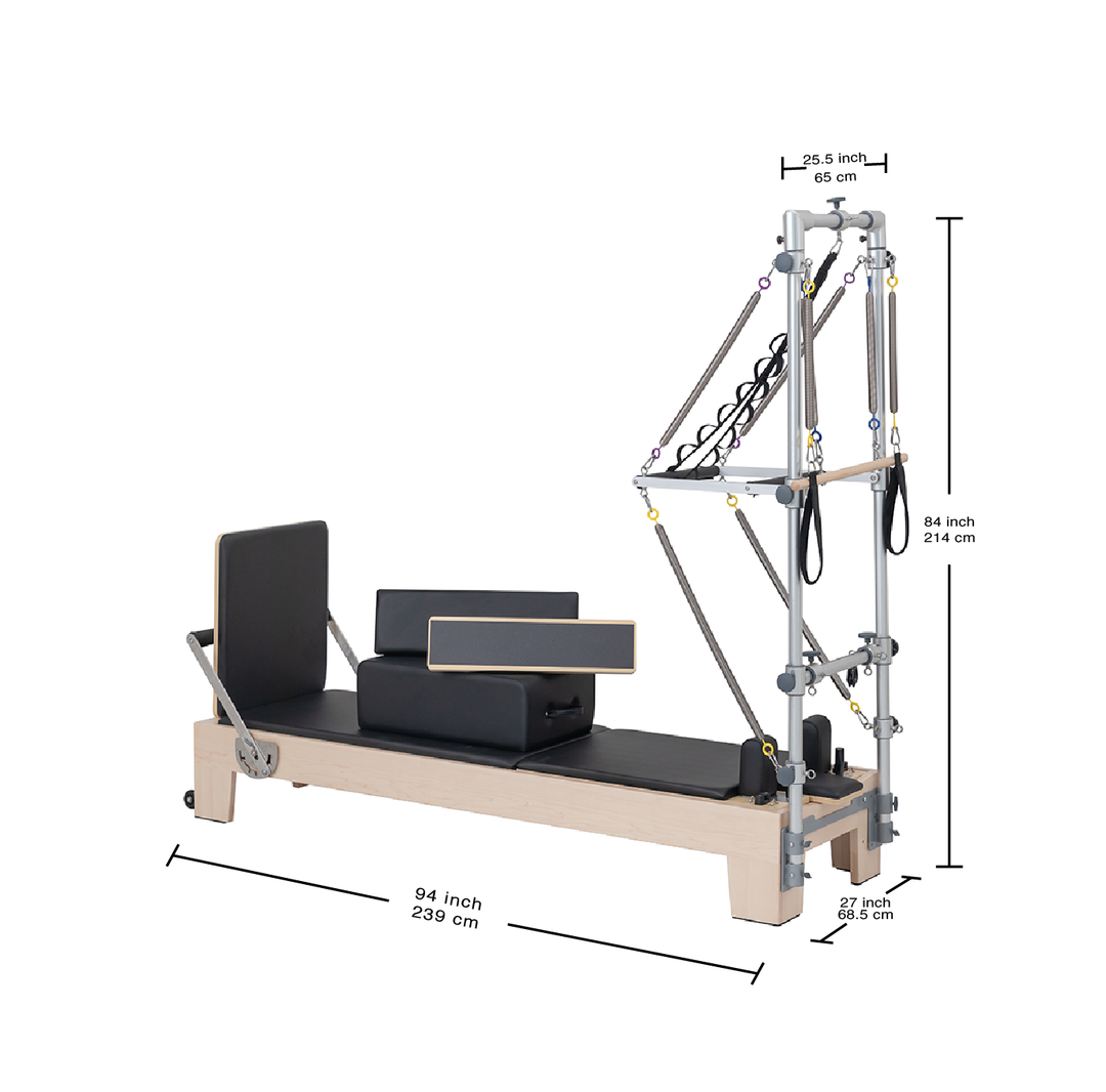 LEAP SPORTS Pilates Reformer Deluxe – Édition Érable