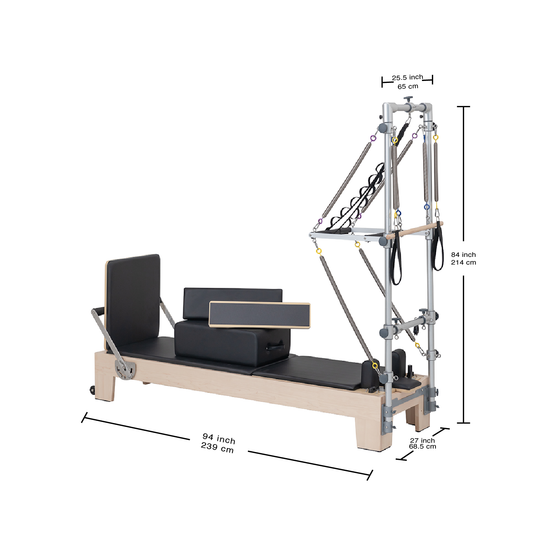 LEAP SPORTS Pilates Reformer Deluxe – Édition Érable