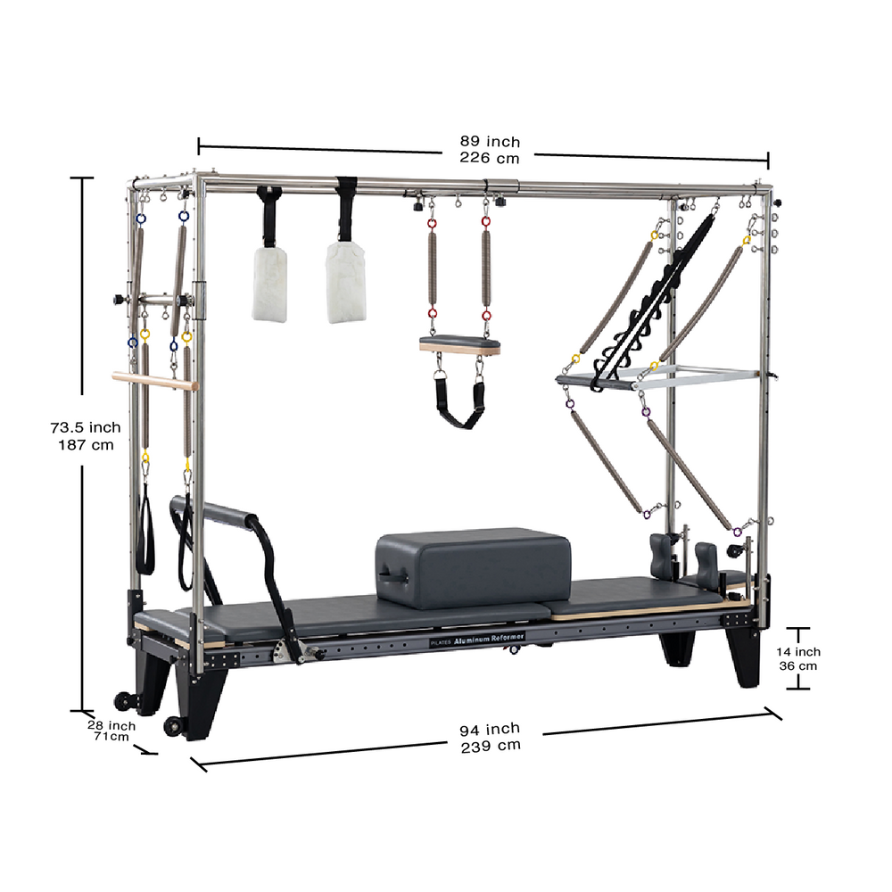 LEAP SPORTS Pilates Cadillac Reformer G2 Piste Complète
