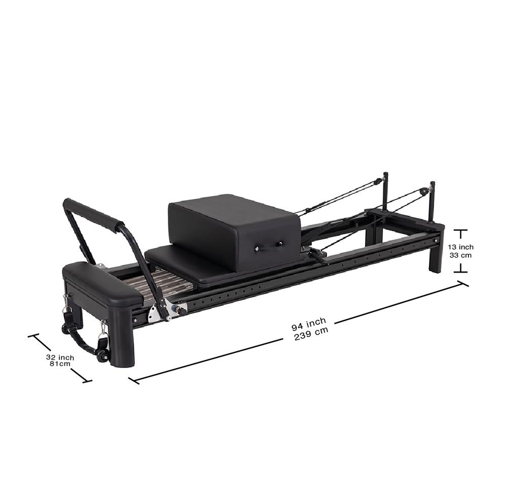 LEAP SPORTS Reformer Pilates Piste Complète G2 - Édition Obsidian