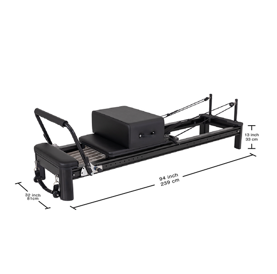 LEAP SPORTS Reformer Pilates Piste Complète G2 - Édition Obsidian