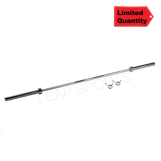 Barre olympique avec finition en chrome dur - 2,13 m, 680 kg