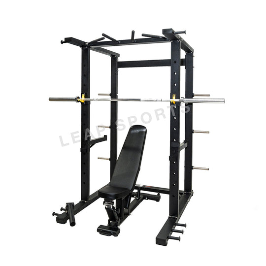 Rack de puissance LS - Banc d'entraînement ajustable - Combo barre de 7 pieds