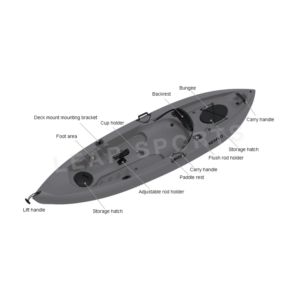 Kayak de pêche SEAFLO SF-1007